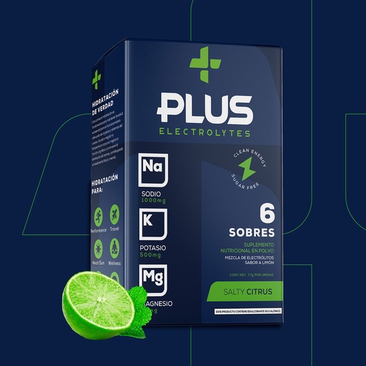 Caja Plus Electrolytes 6 sobres